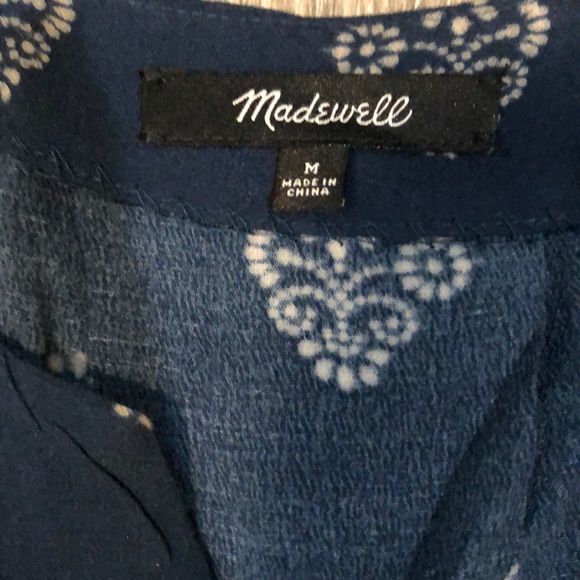 Floaty Madewell side tie top - Picture 2 of 4